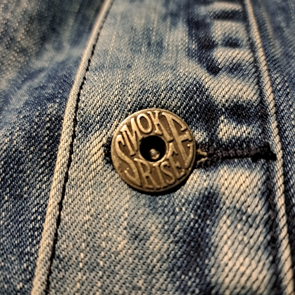 Mens Smoke Rise Jean Jacket Size L - Picture 5 of 14